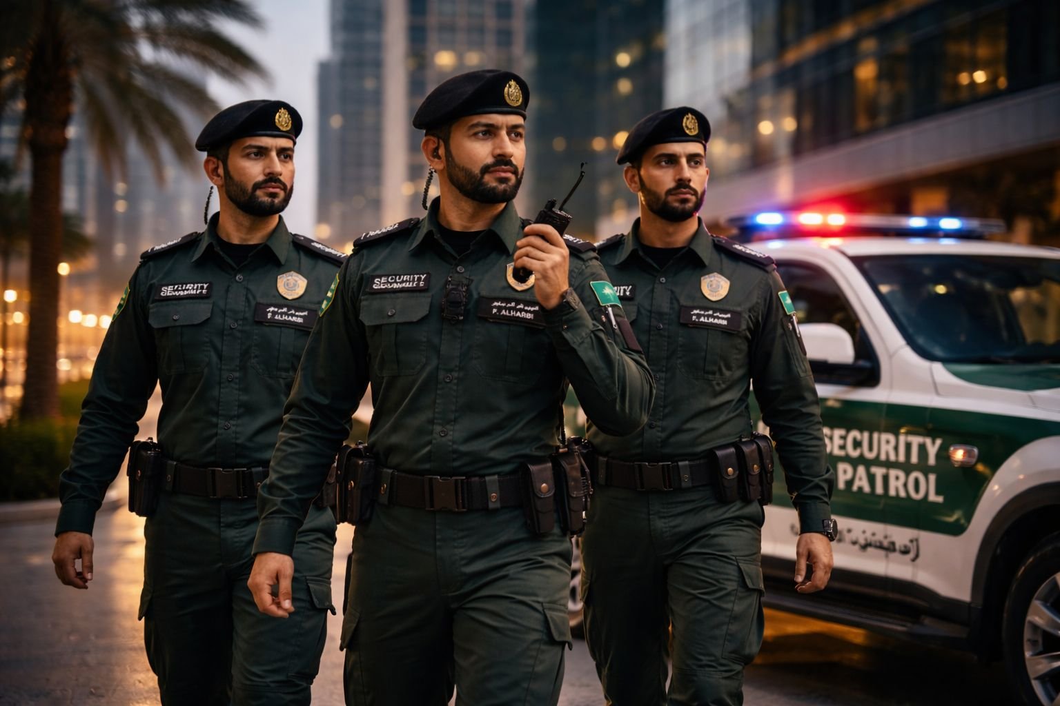 حارس أمن في المملكة العربية السعودية