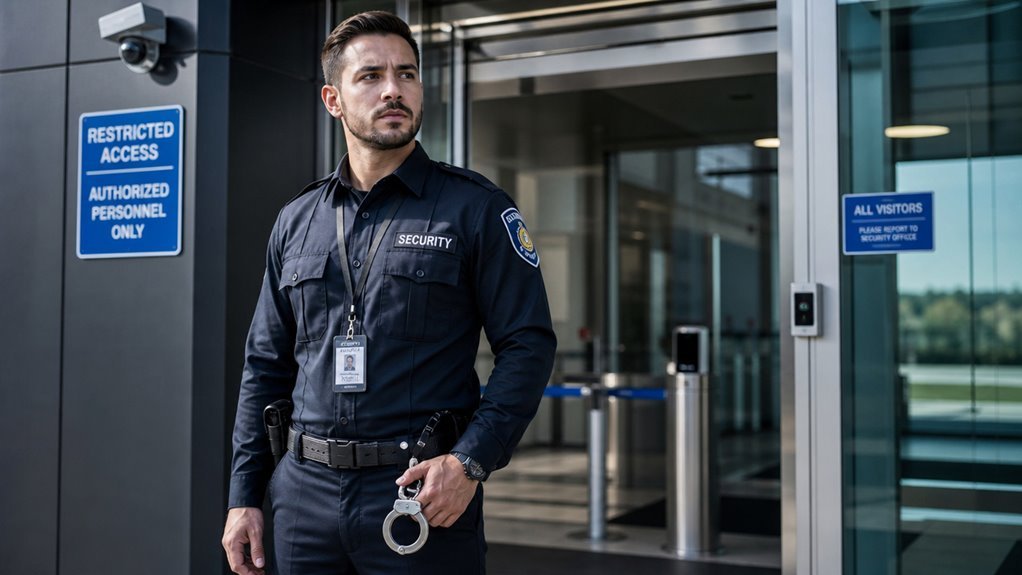 security guards handcuff policies